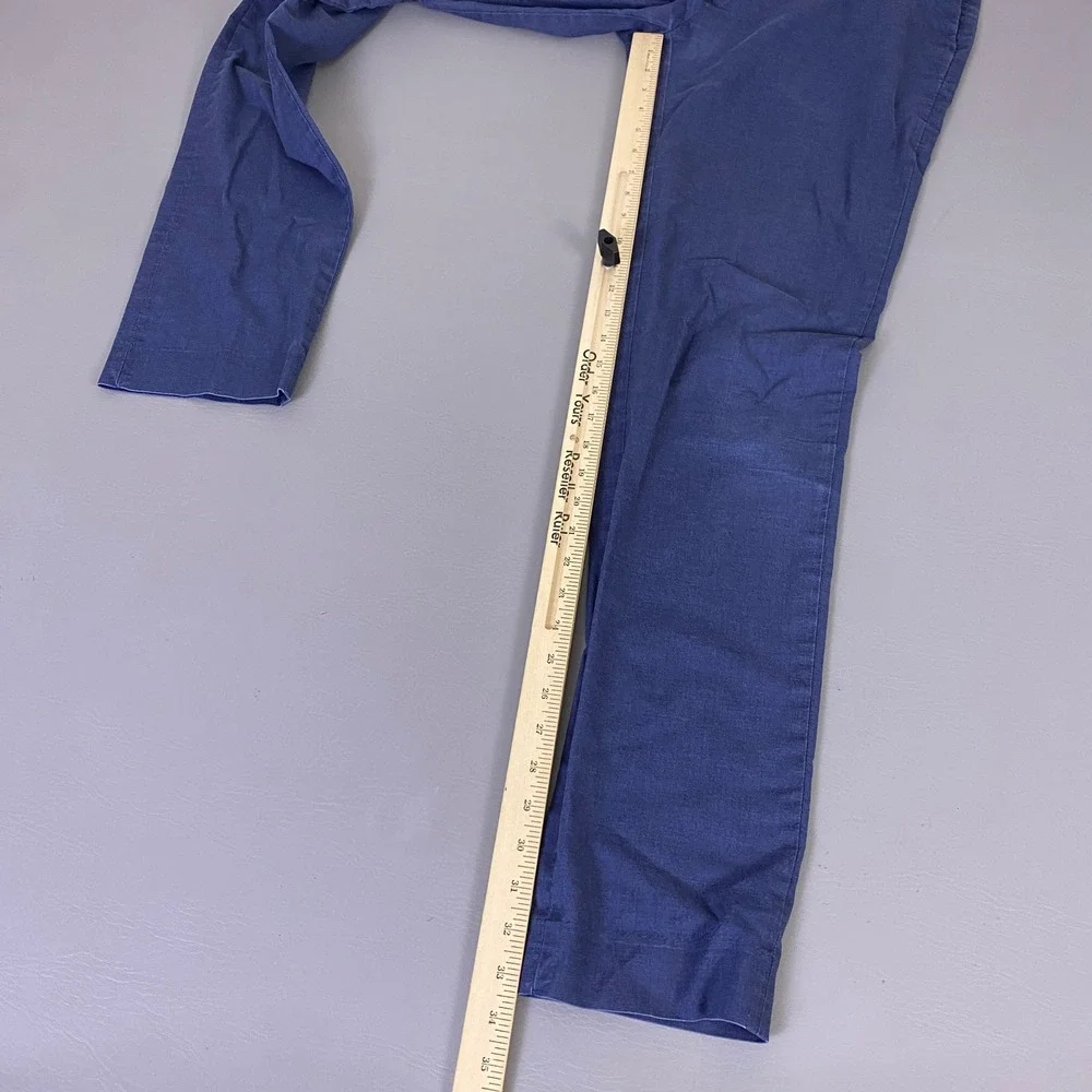 Banana Republic Core Temp Pants Men's 32x36 Slim Straight‎ NonIron Navy Blue *